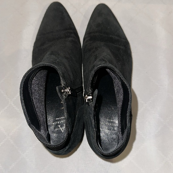 Aquatalia Weatherproof waterproof Suede Ankle Boots‎ booties black size 6 - Picture 8 of 11